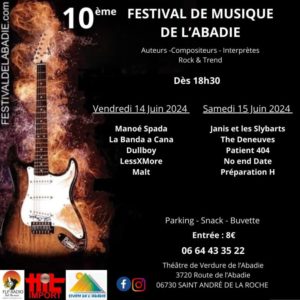 10e Festival de musique de l'Abadie avec Flp Radio