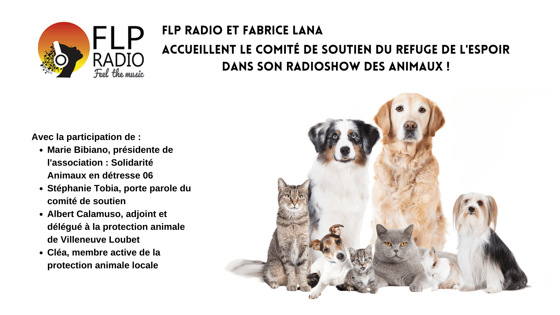 Le Radioshow des Animaux avec Solidarite Animaux en Detresse 06 Comite